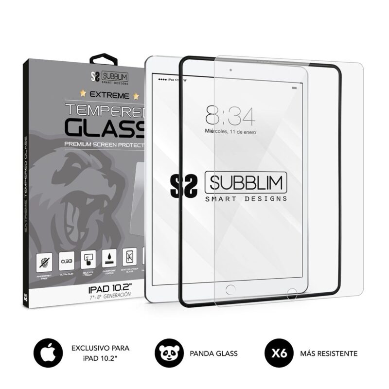 Cristal Templado Extreme iPad 10.2" 7a-8a Gen