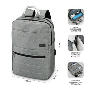 Mochila para Portátil Elite Airpadding Backpack 15,6" Grey
