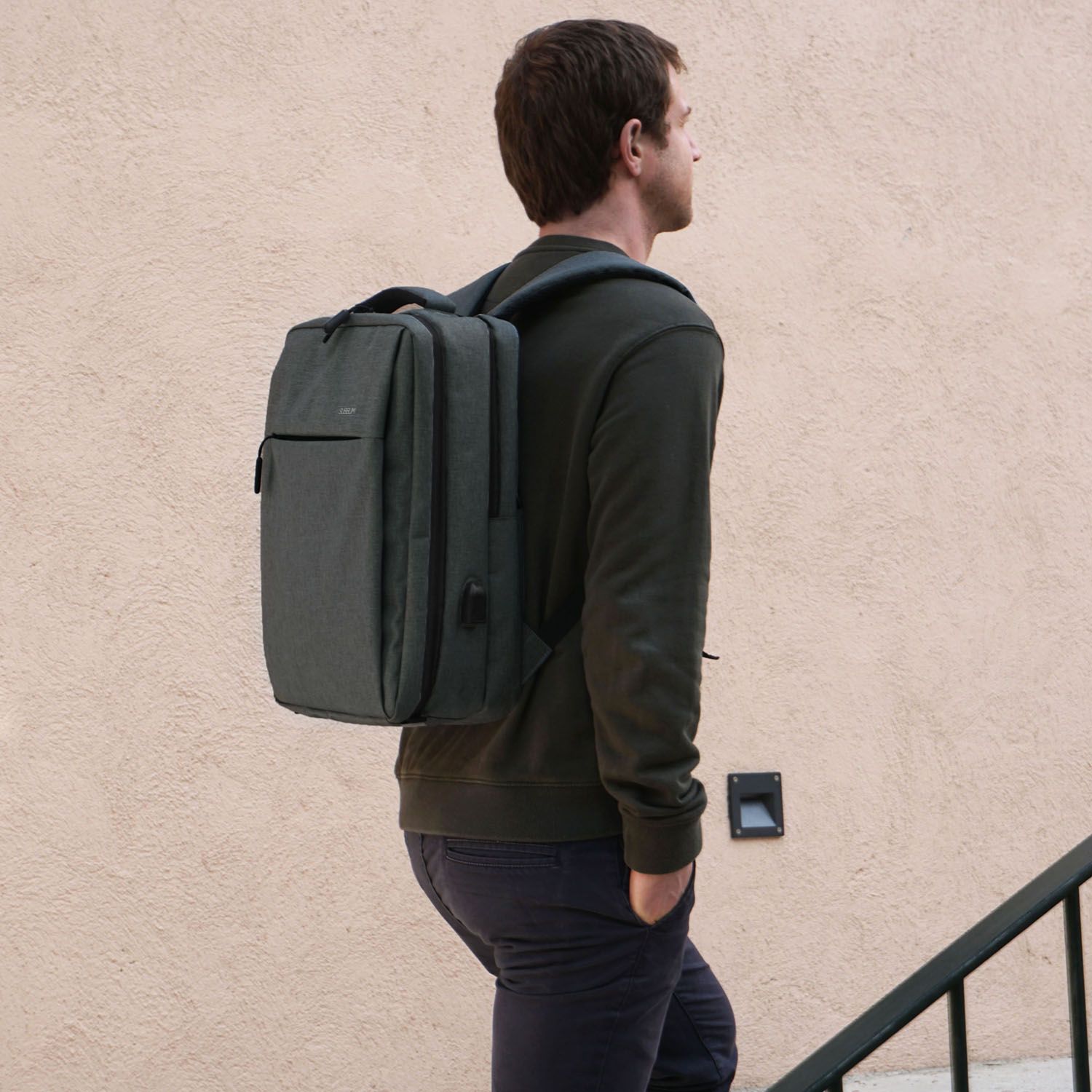 Mochila para Portátil Traveller Airpadding Backpack 15,6" Grey