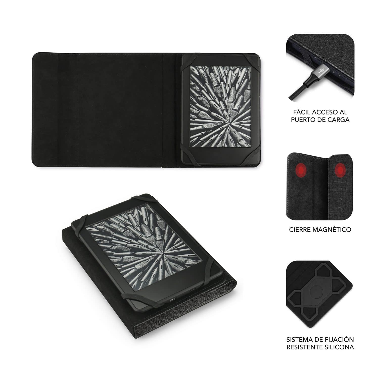 ereader case black-2