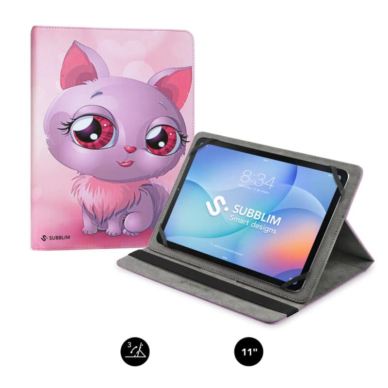 Capa Universal para Tablet Tablet Trendy Case Cat 9,6" a 11"