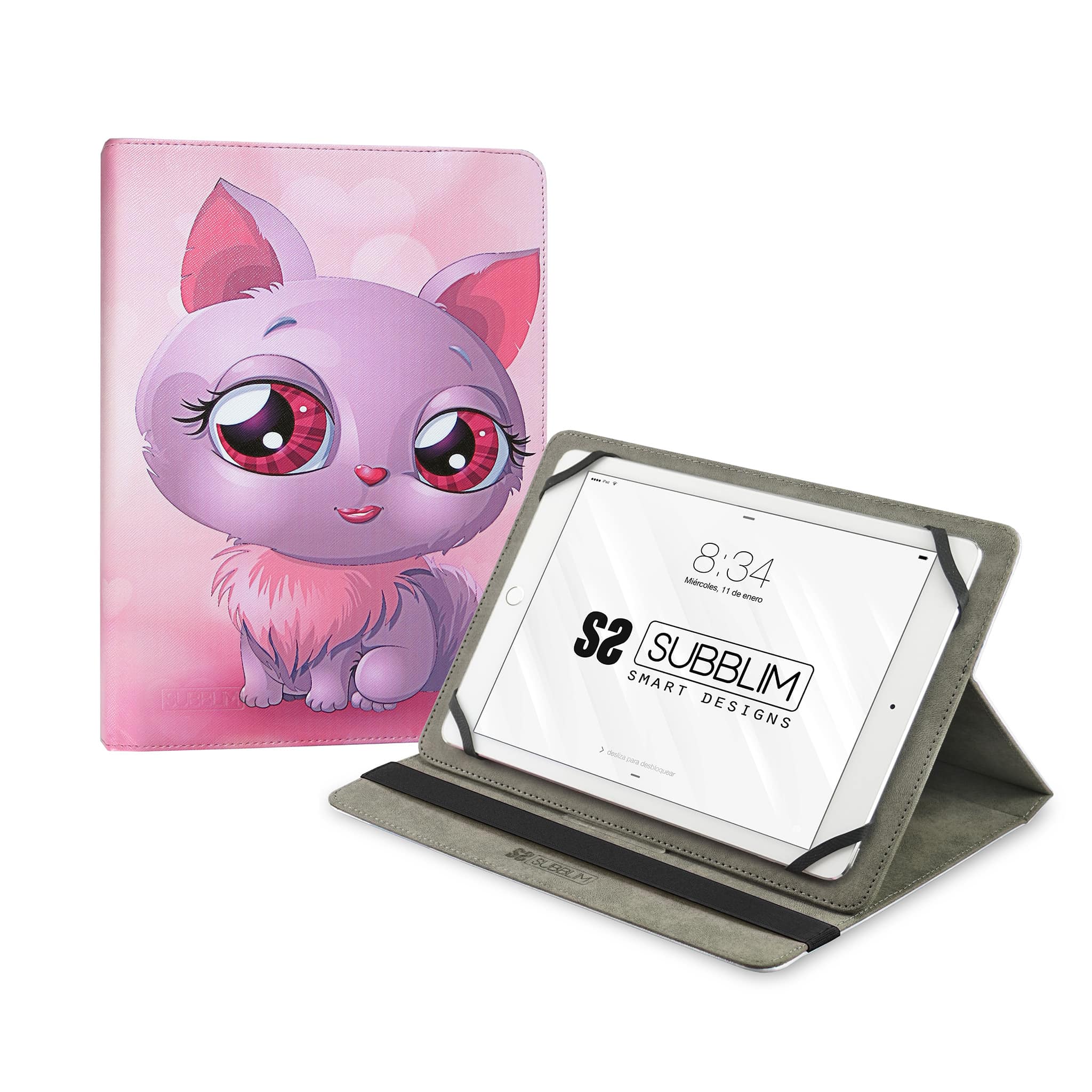 trendy tablet case cat