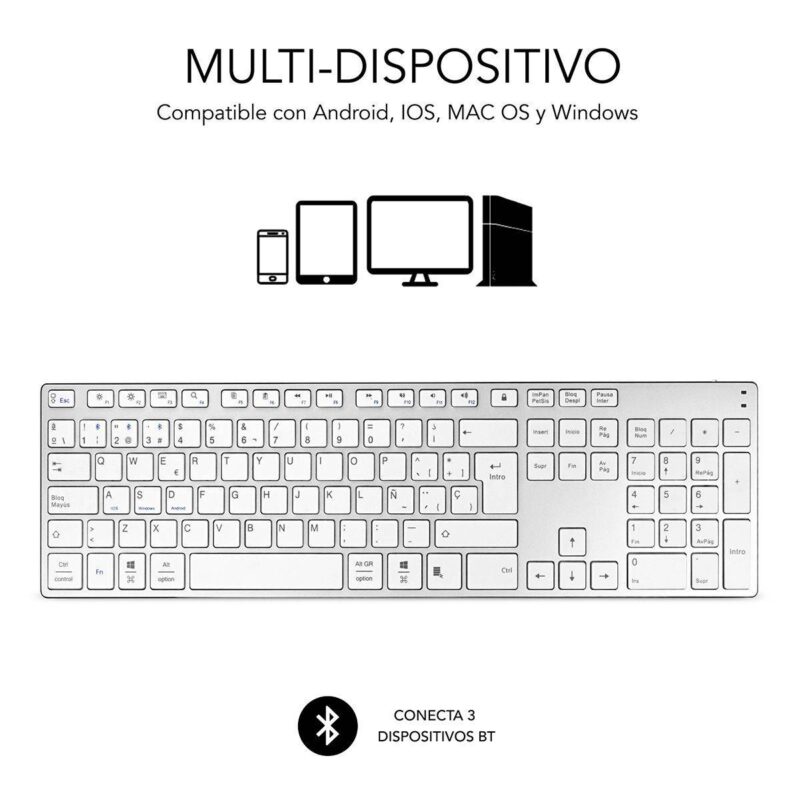 ✅ Teclado Aluminio Advance Extended