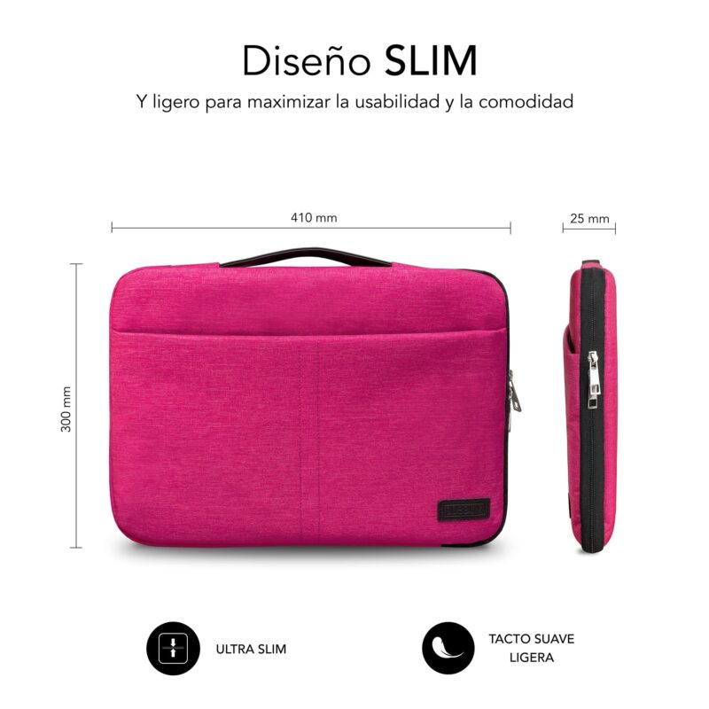 SUB-LS-0TS0101 Elegant Laptop Sleeve 15,6_ Pink-4