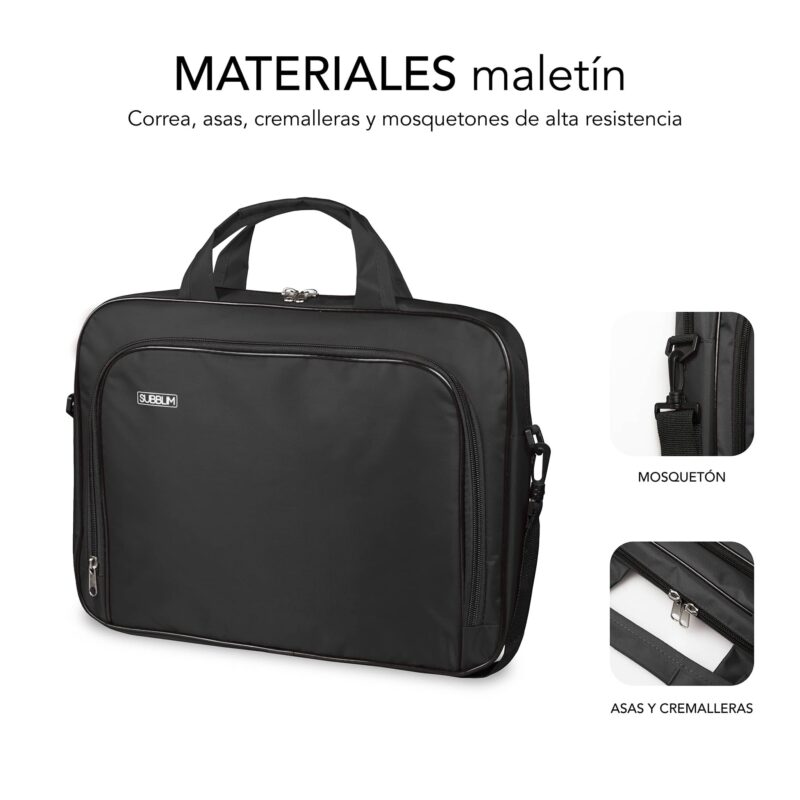 Maletin oxford negro 16 pulgadas-3
