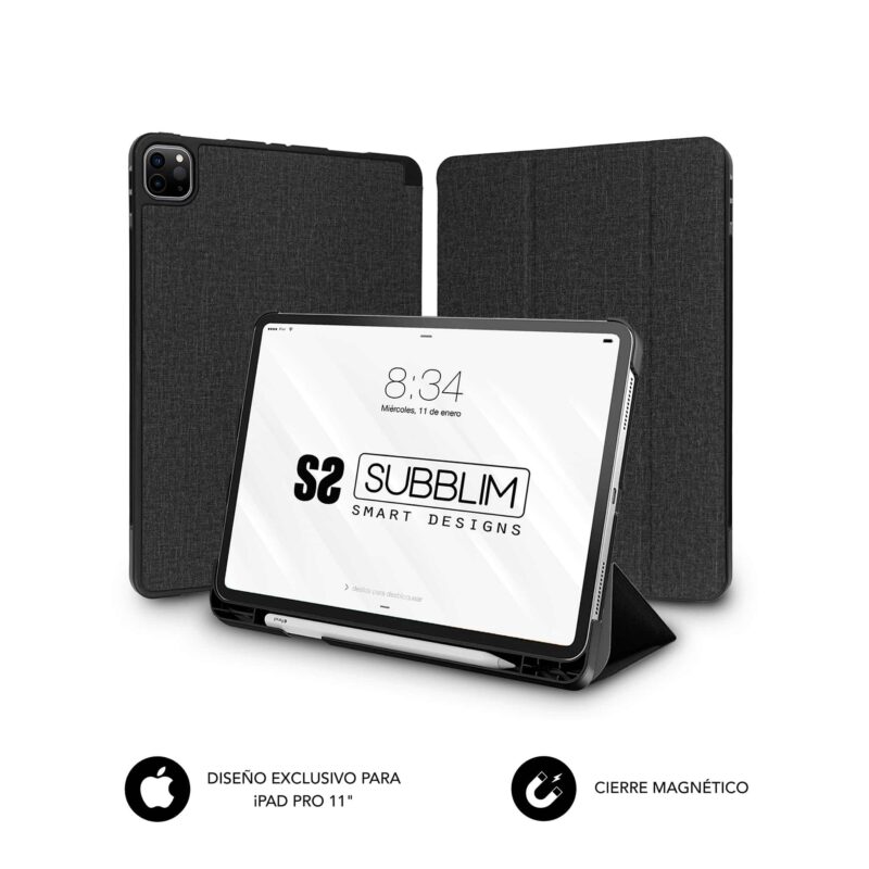 Funda Tablet Shock Case Para Ipad Pro 11" 2021/20/18 Negro