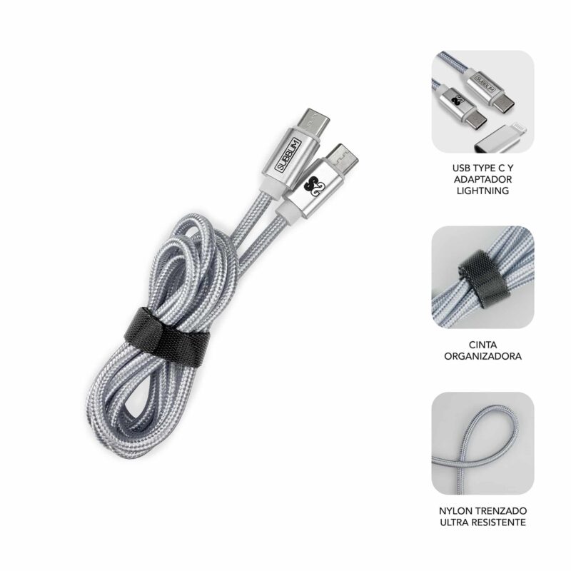 ✅ Cargador Pared Smart charger PD25W+QC3.0+C to C/Lightning cable