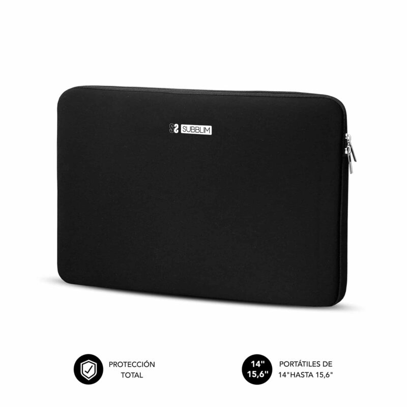 ✅ Funda Ordenador Business Laptop Sleeve Neoprene 14"-15.6" Black