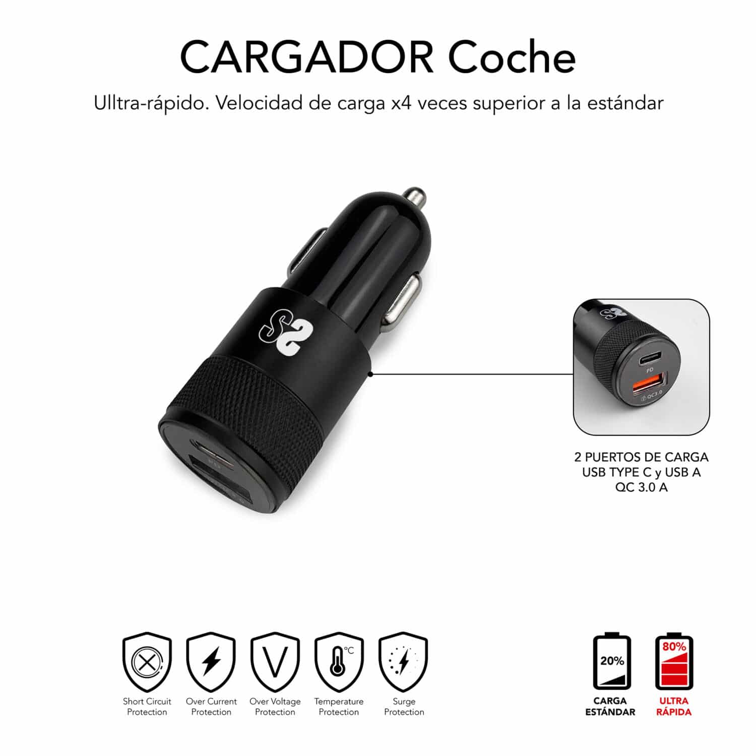 SUBCHG-5CPD11-Dual-Car-Charger-PD20WQC3.0C-to-C-Lightning-cable-Black-3