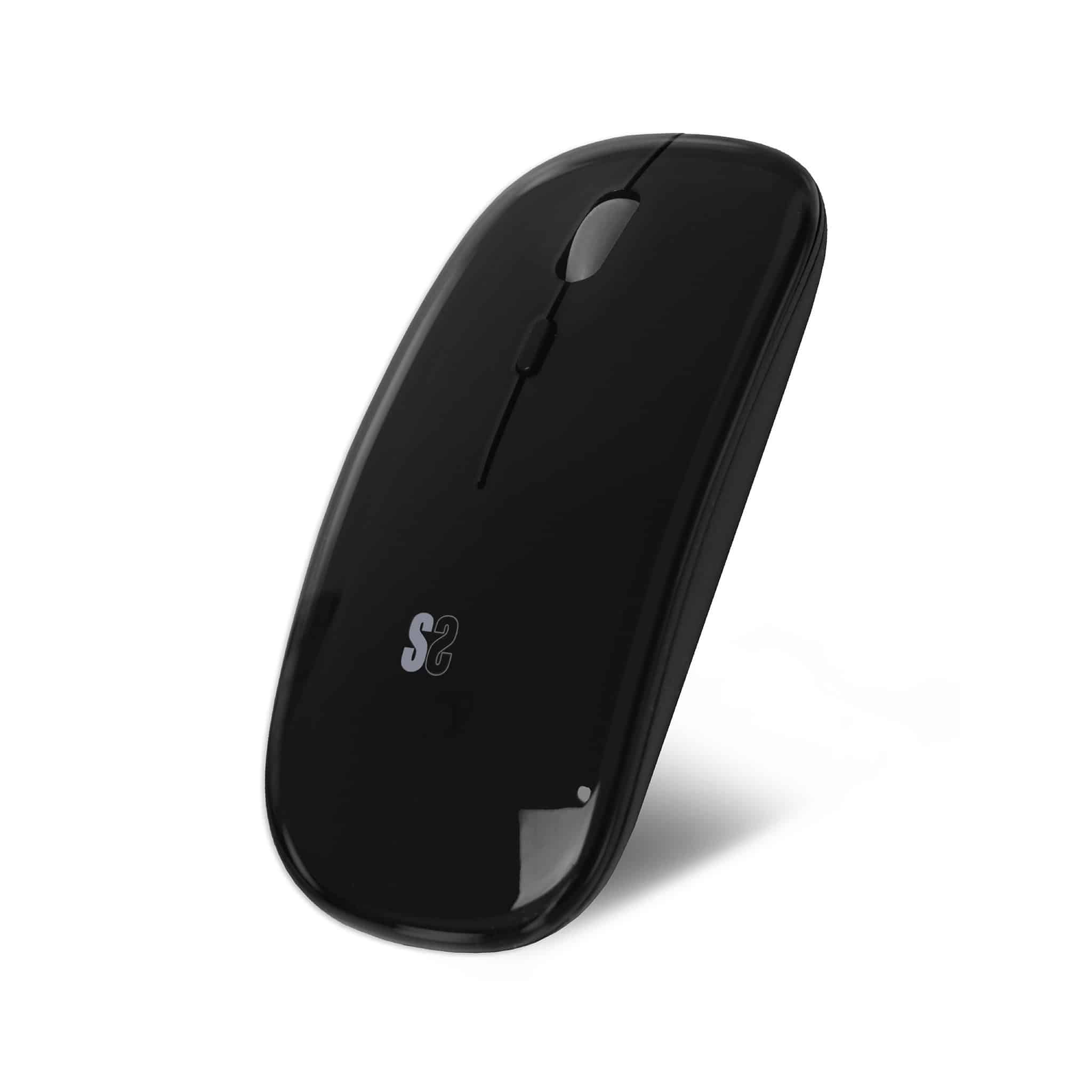 SUBMO-DFLAT20-Dual-Flat-Mouse-Black-Rechargeable