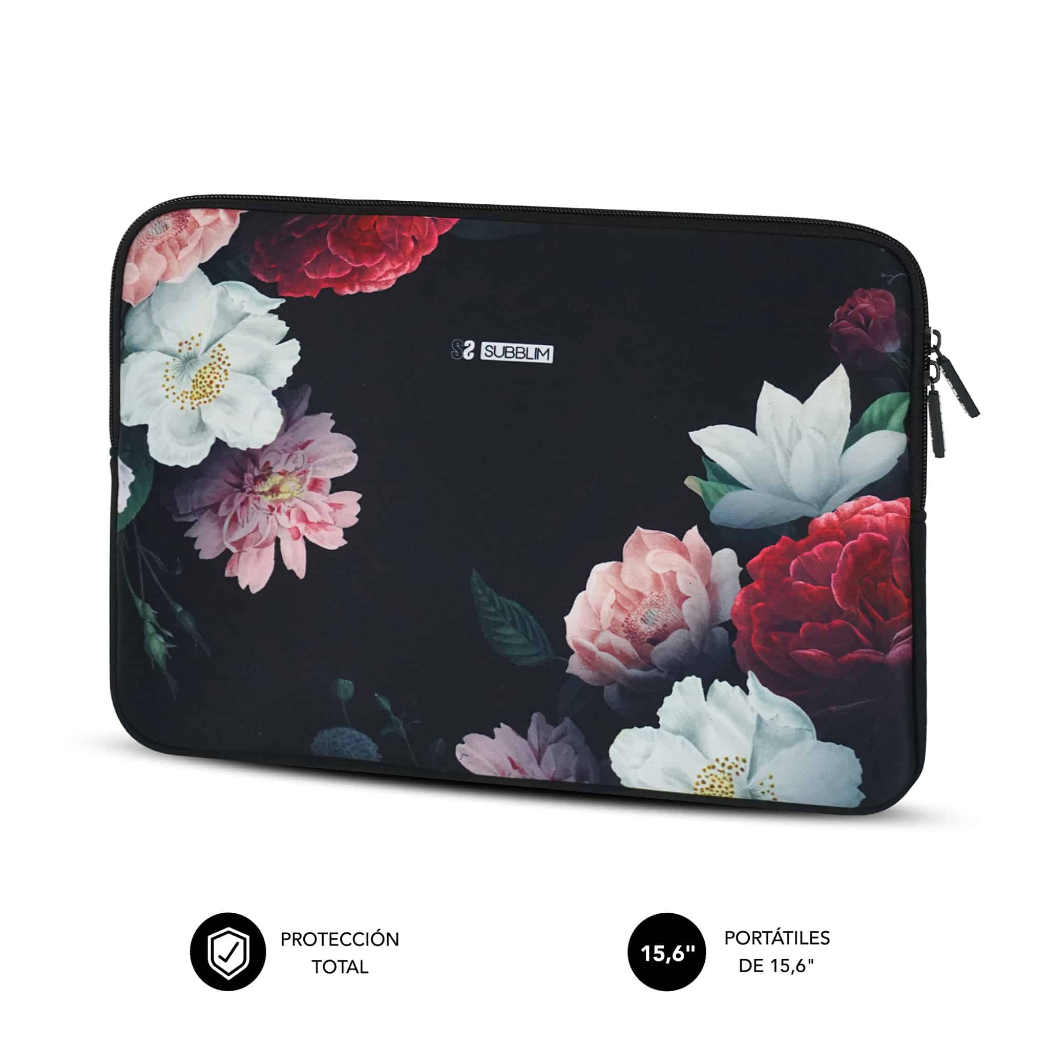 ✓ Funda Ordenador Neopreno Trendy Sleeve Neo Flowers 15.6