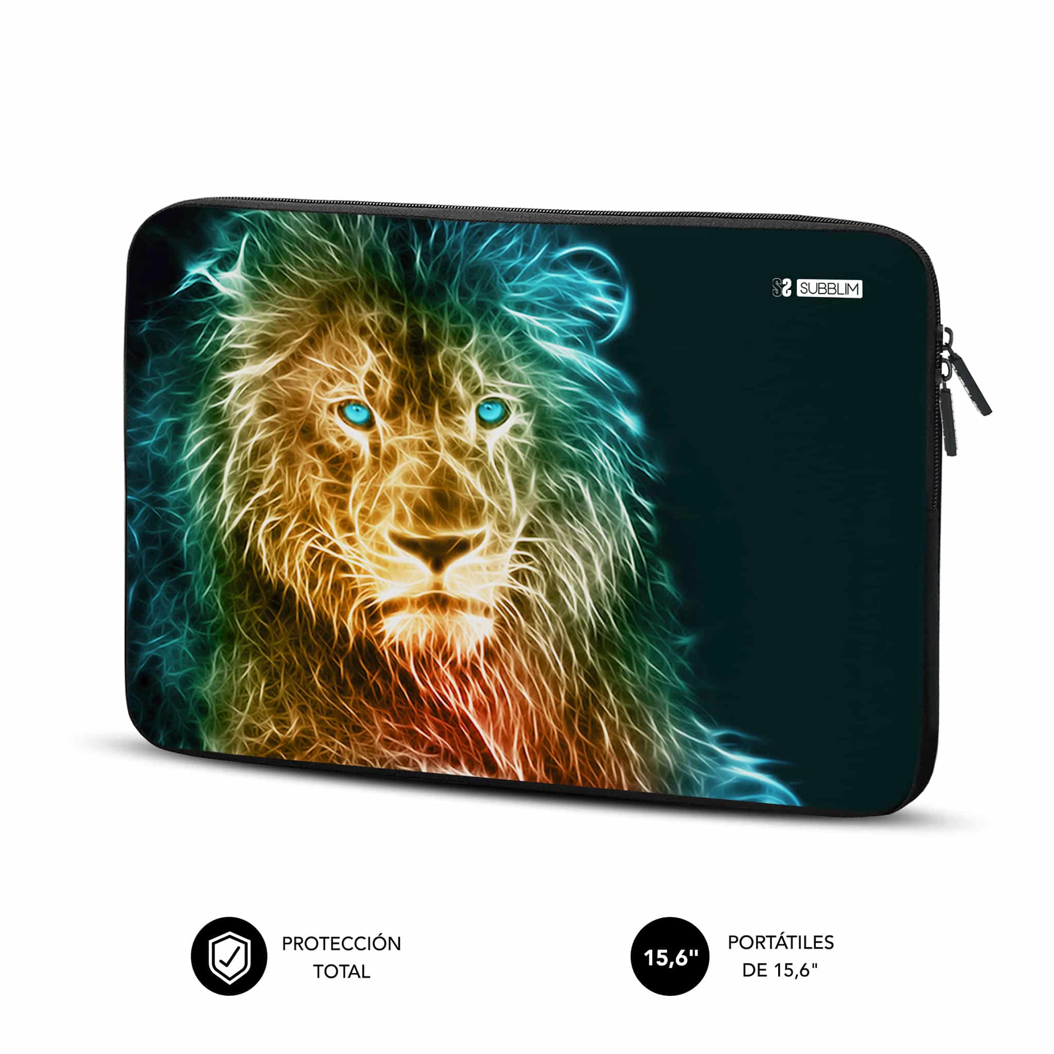 ✓ Funda Ordenador Neopreno Trendy Sleeve Neo Lion 15.6