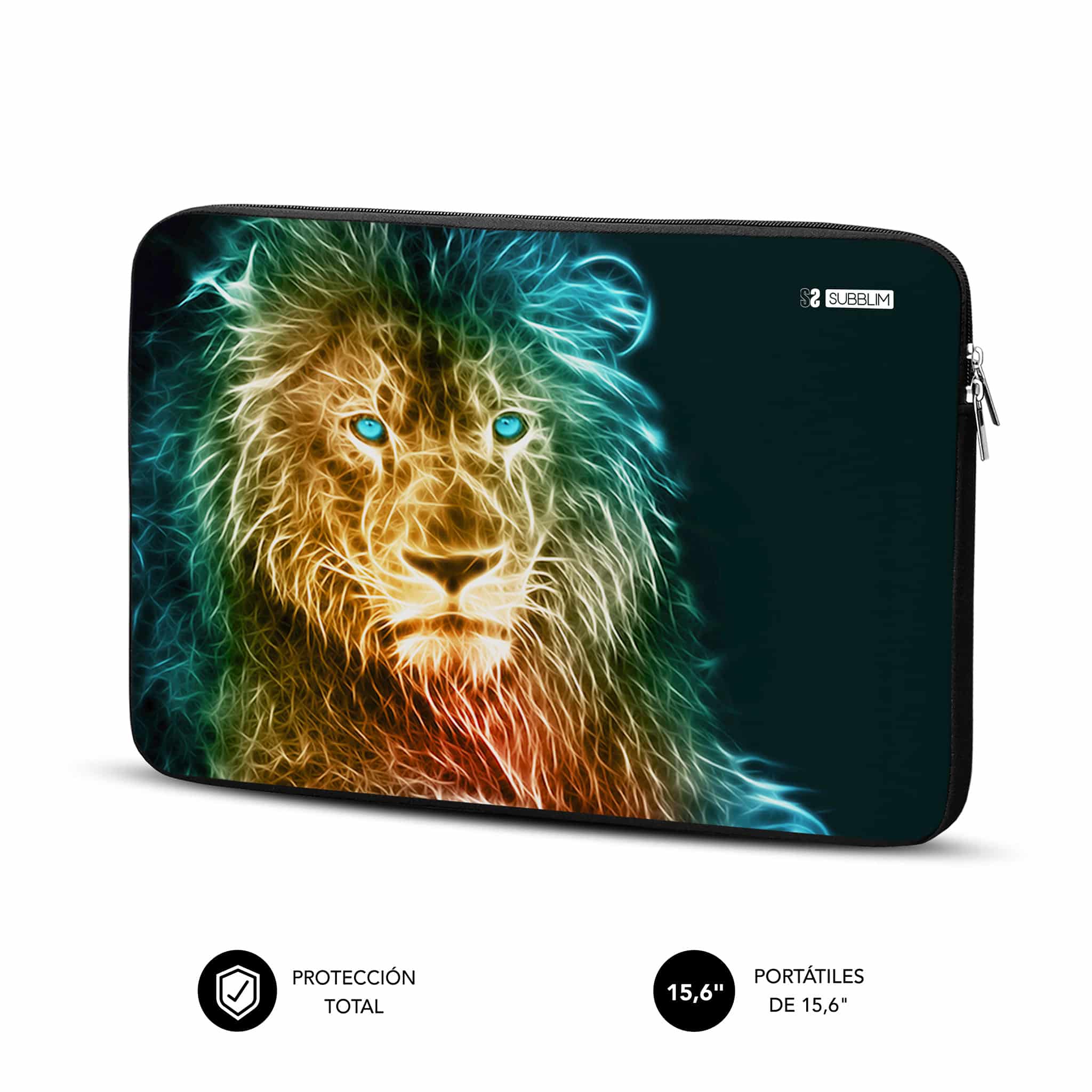 Funda Neopreno Trendy Sleeve Neo Lion 15.6" | Subblim