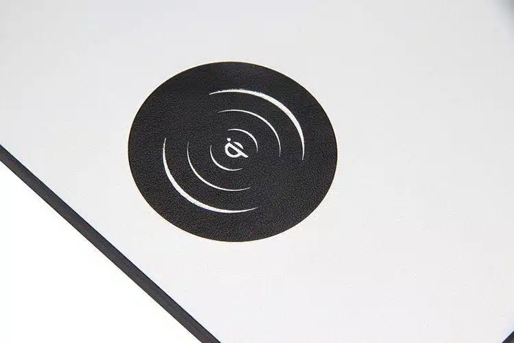 Silver 10W Aluminum Wireless Charger Mat - Image 3