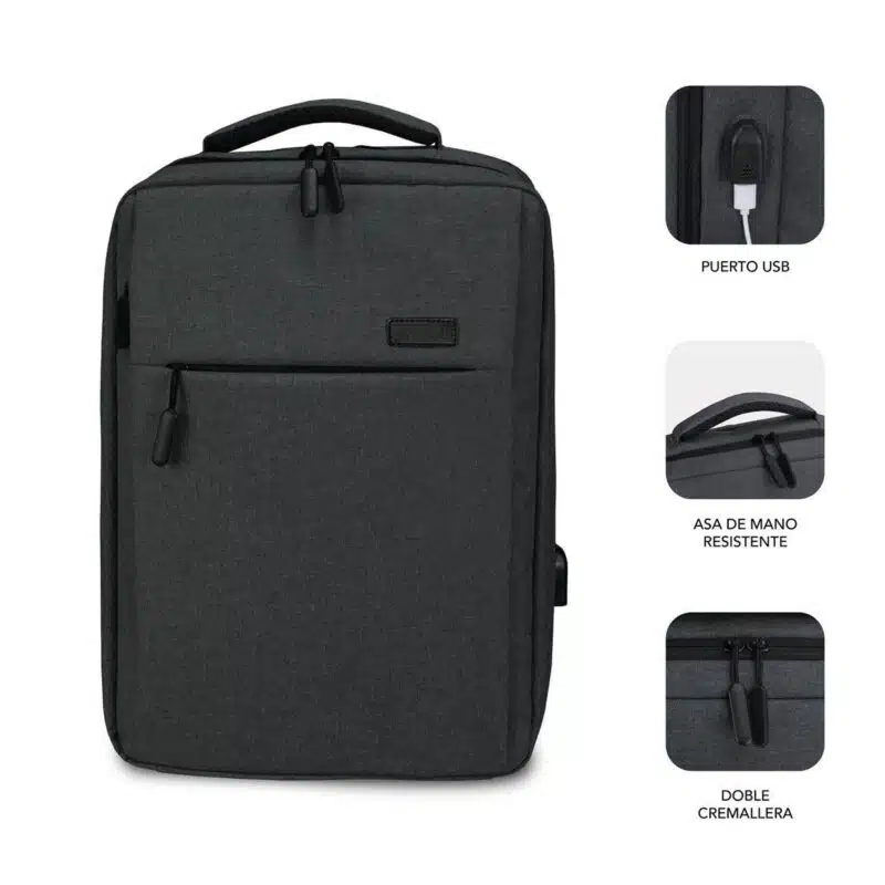 Mochila Para Portátil Traveller Airpadding 15.6" - Imagen 2