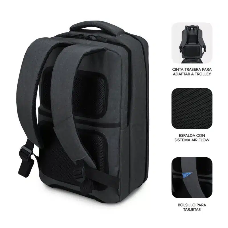 Mochila Para Portátil Traveller Airpadding 15.6" - Imagen 3
