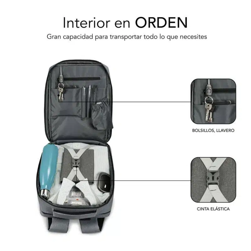 Mochila Para Portátil Traveller Airpadding 15.6" - Imagen 6