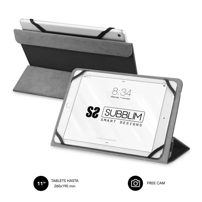 Funda Tablet Universal Freecam Case 9.6"11"  Negro