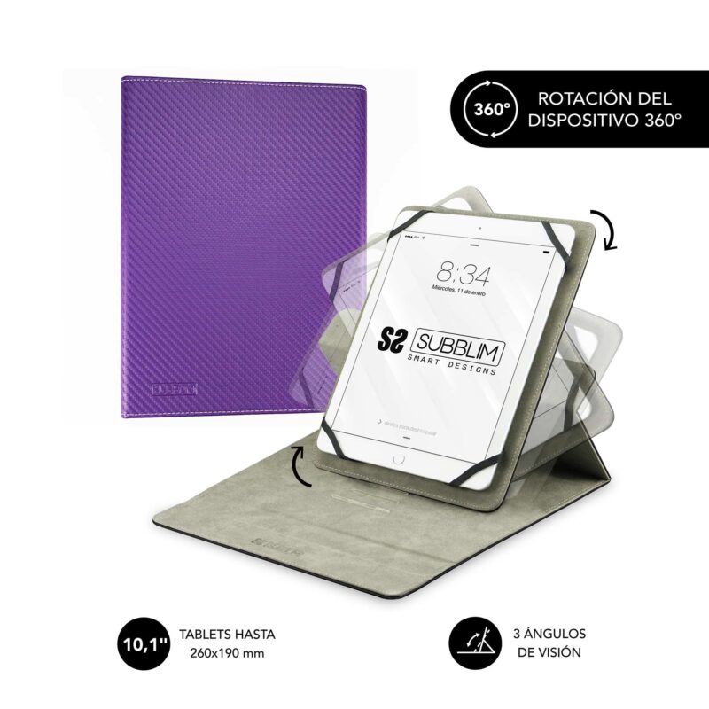 ✅ Funda tablet universal ROTATE 360 EXECUTIVE CASE 9.6″-11″ - Morado