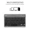 Teclado Bluetooth Smart Para Tablet O Ipad  GrisNegro - Imagen 2