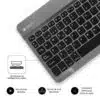 Teclado Bluetooth Smart Para Tablet O Ipad  GrisNegro - Imagen 5