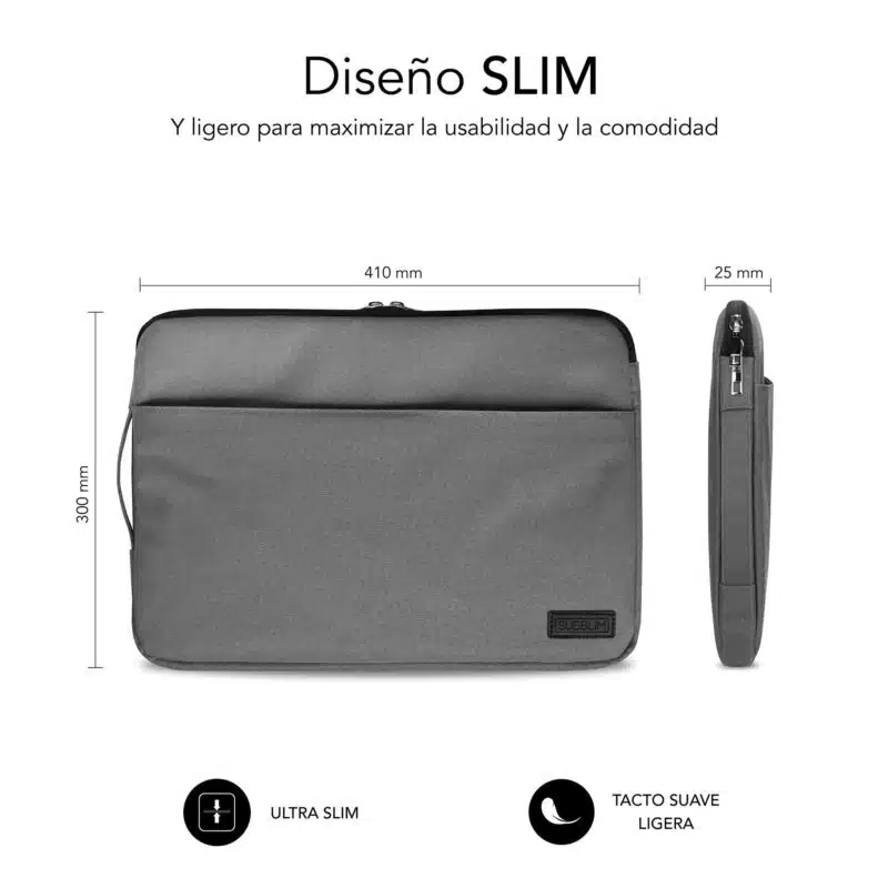 Funda Ordenador 15.6" Urban  Gris - Imagen 4