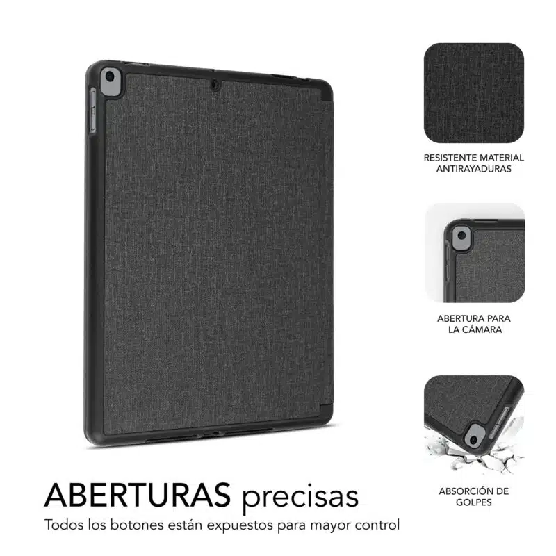Funda Tablet Ipad 10.2" 9/8/7 Gen Shock Case Negro - Imagen 3