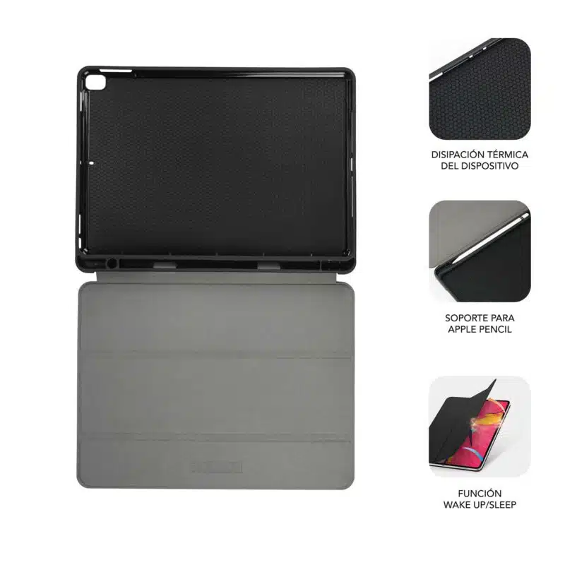 Funda Tablet Ipad 10.2" 9/8/7 Gen Shock Case Negro - Imagen 4