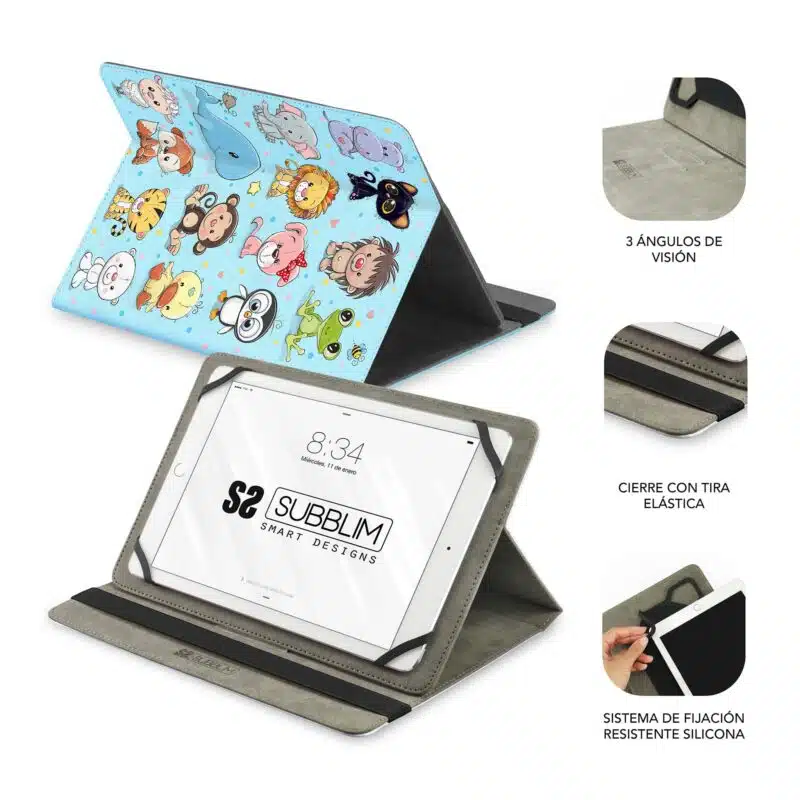 Funda Tablet Universal Trendy Case Animals 9.6" a 11" - Imagen 2