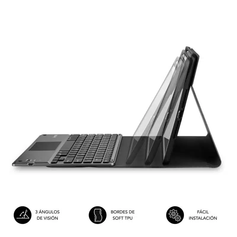 Funda Con Teclado iPad 10,9"/11" 10a Gen/11a Gen Keytab Pro Bt Touchpad Negro - Imagen 3