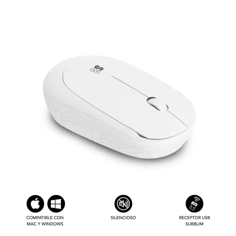 Business Plus Silent Wireless Mouse 2.4G White