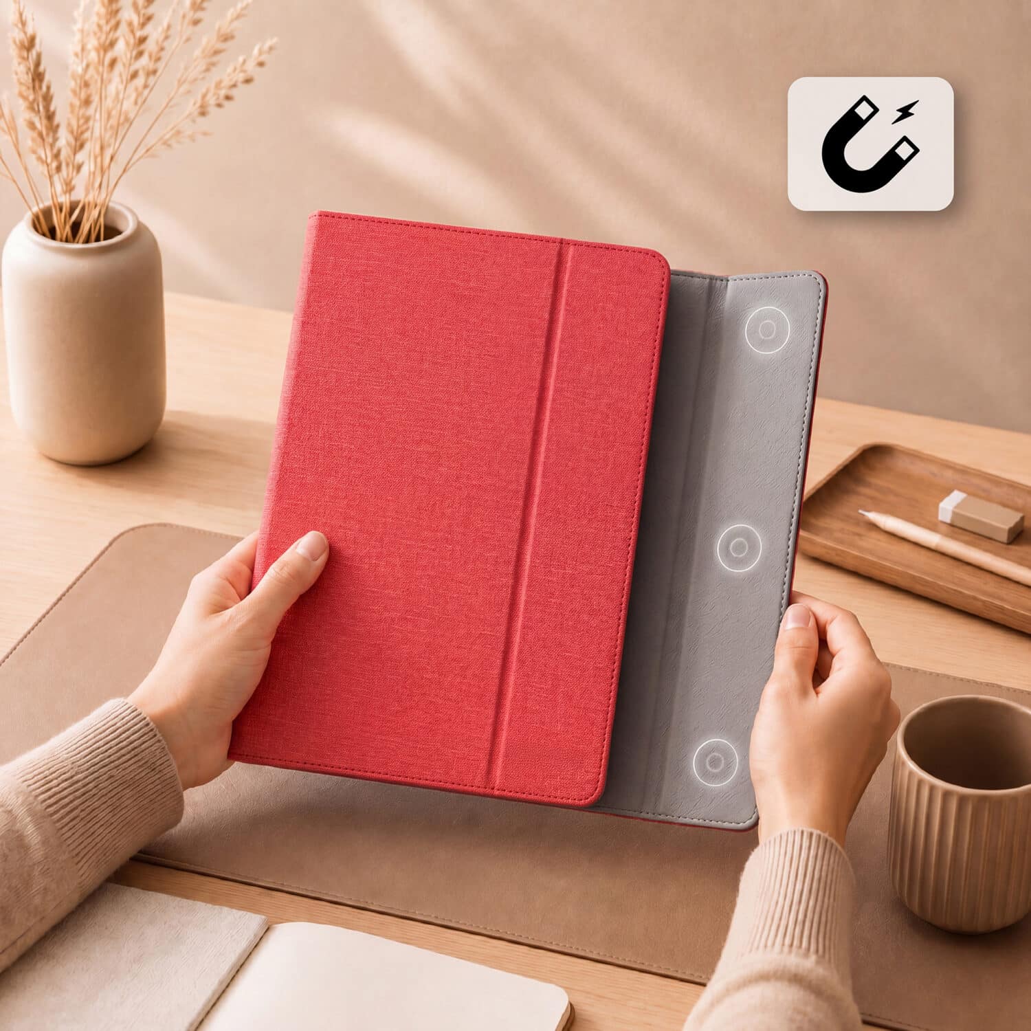 SUB-CUT-1CT002 Clever Stand Tablet Case Red 4