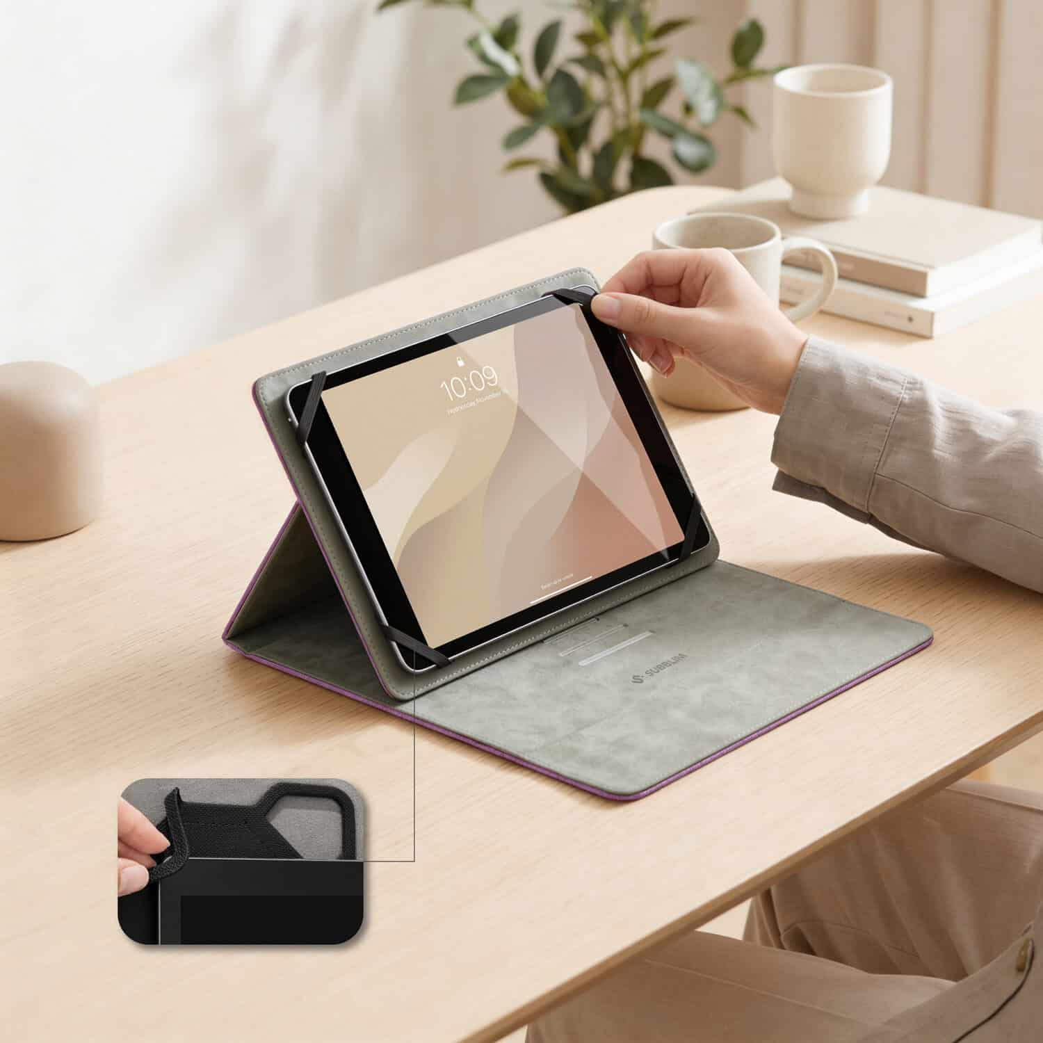 SUB-CUT-1CT003 Clever Stand Tablet Case Pink 5