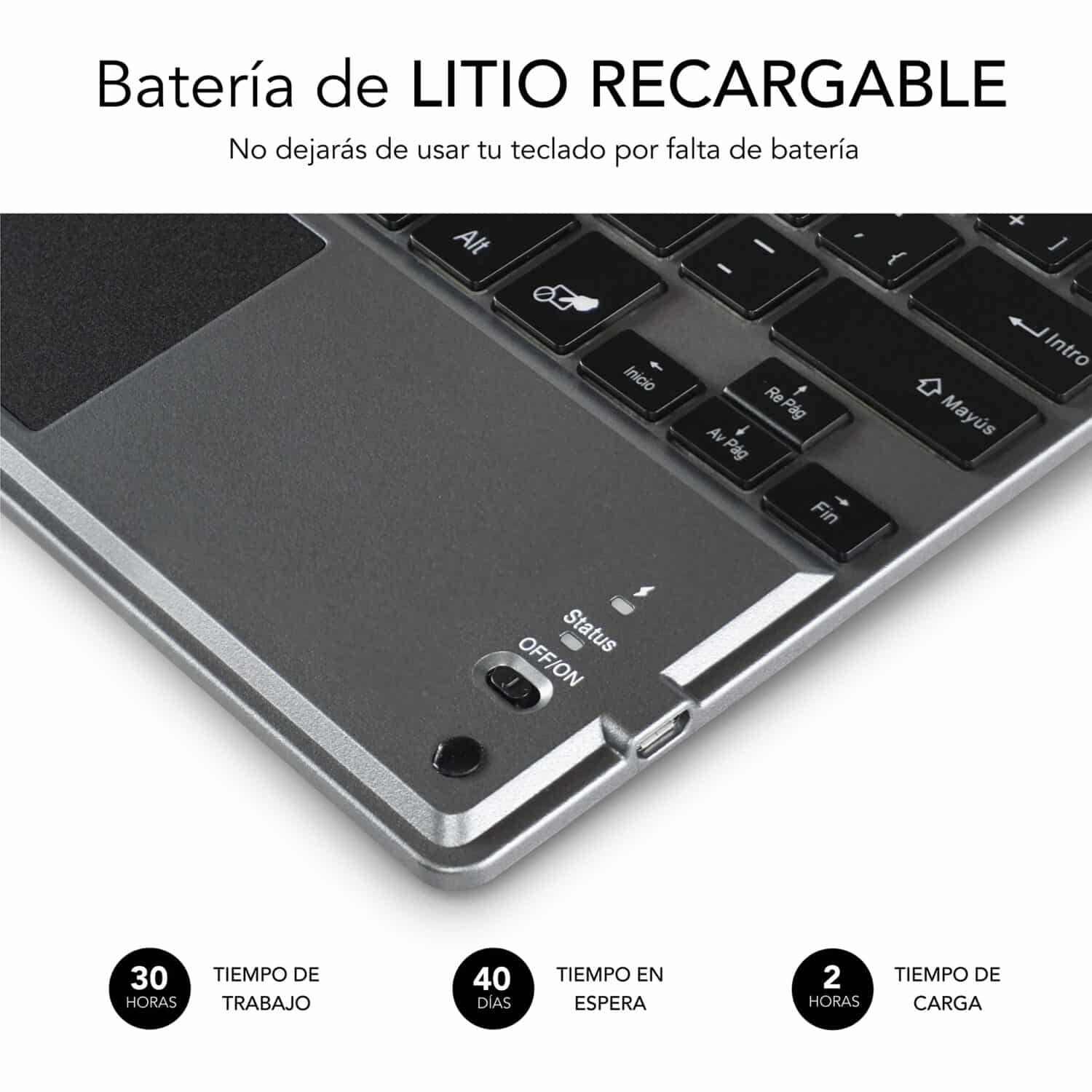 TECLADO BT Backlit TOUCHPAD