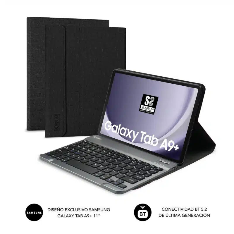 Funda Con Teclado Keytab Pro Bt Para Samsung Galaxy Tab A9 +11”