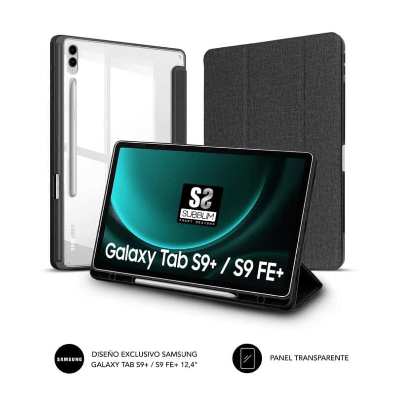 ✅ Funda Tablet Clear Shock Case Samsung S9+/S9 FE+ 12,4"