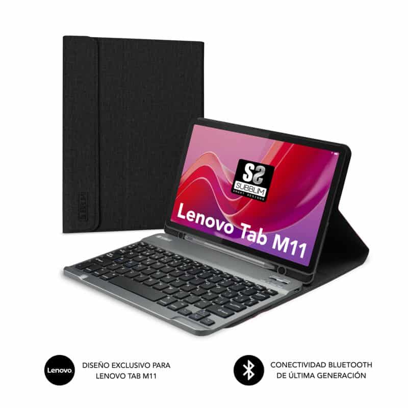 Funda Tablet Con Teclado Para Lenovo Tab M11 Keytab Pro Bt