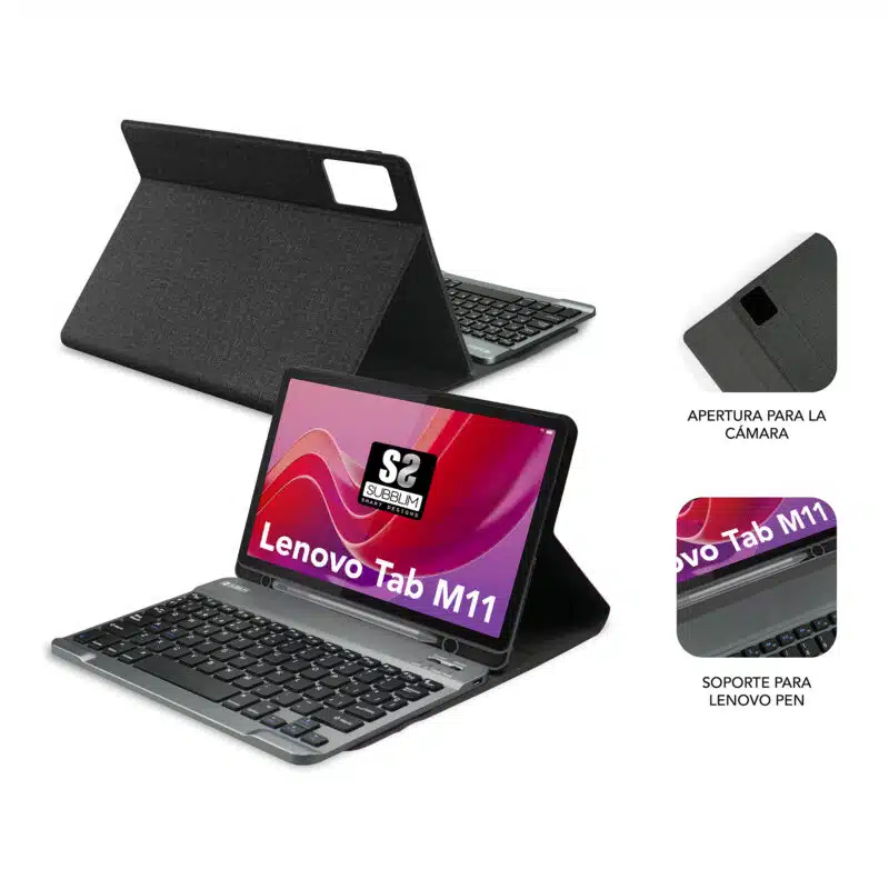 Étui avec clavier pour tablette Lenovo Tab M11 Keytab Pro BT – Image 5