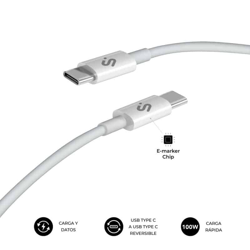 Cable Plus 100W DC 1M White