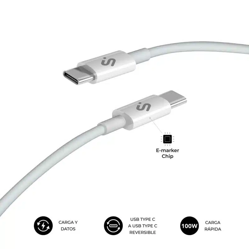 Cable Plus 100W DC 1M White