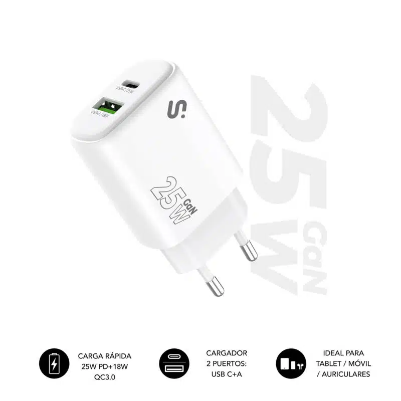 Bloque De Cargador USB C 185W 6 Puertos USB C Estación De Carga GaN Con 3 USB C Y 3 USB A PD Cargador De Pared Rápido USB C Para MacBook