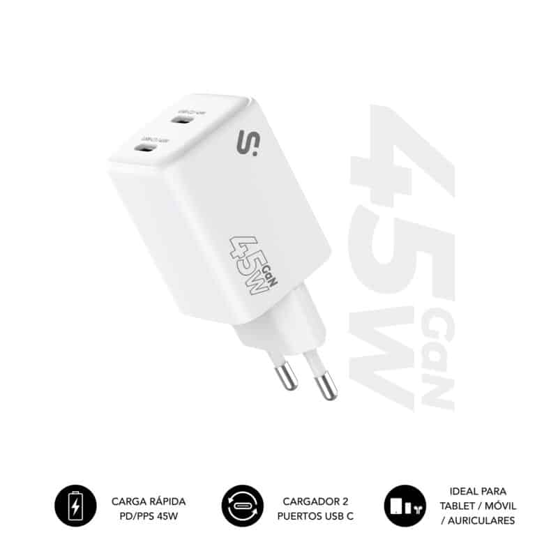 Gan Charger 45W Usb Charger C+C