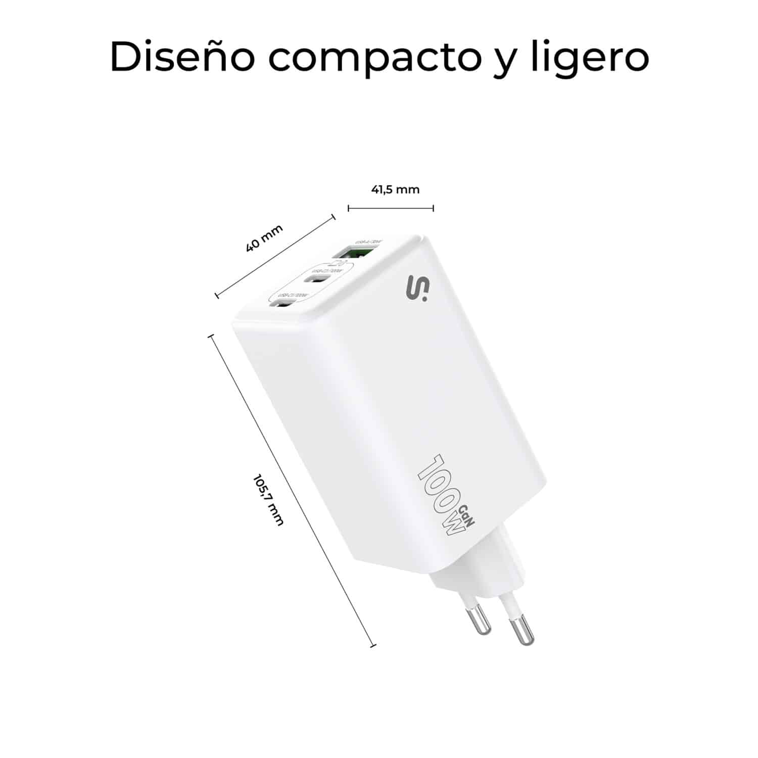 SUBCHG-6G1003 100W CHARGER USB C+C