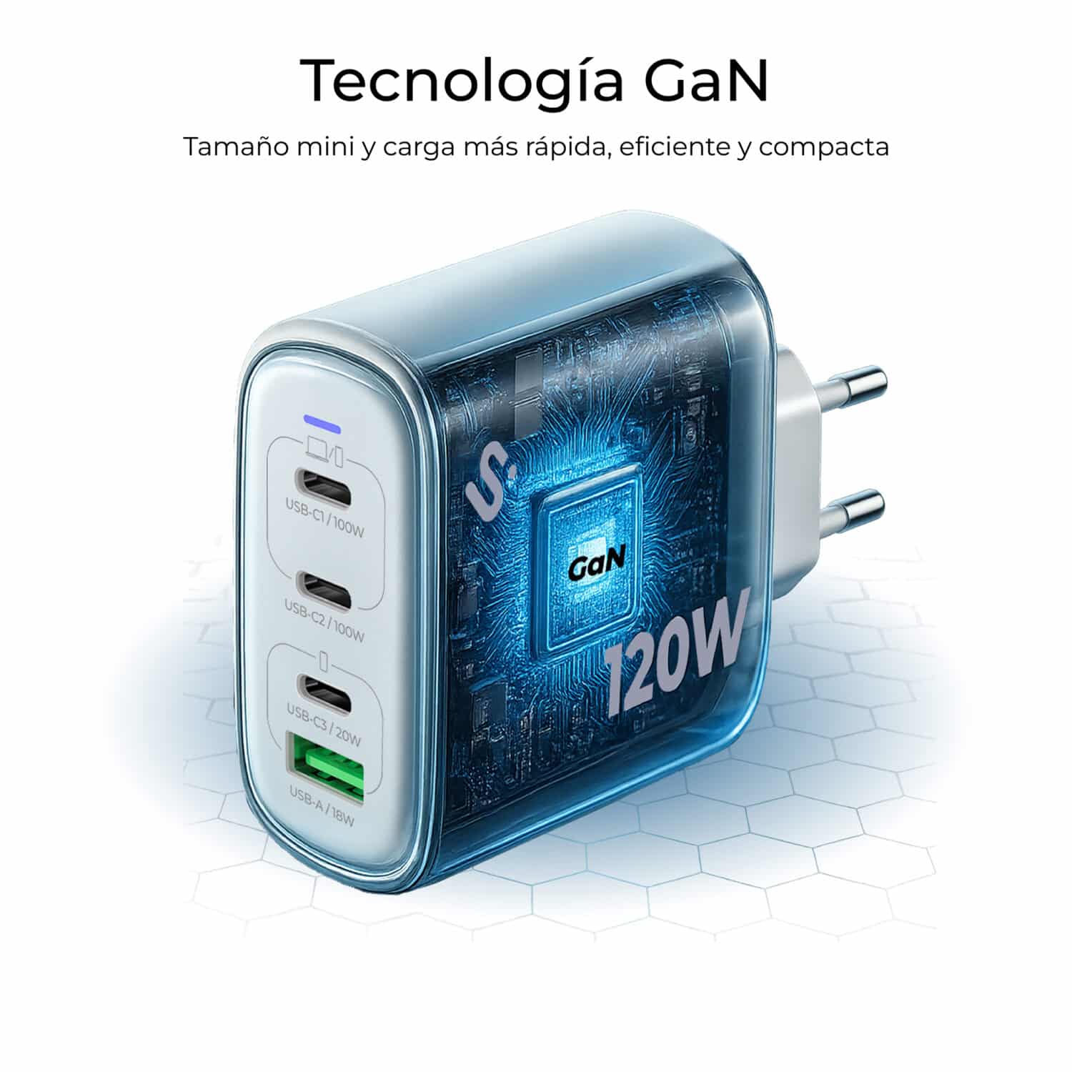SUBCHG-6G1204 120W CHARGER USB C+C
