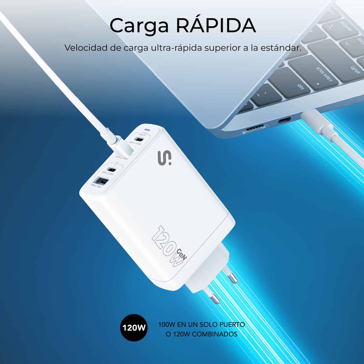 SUBCHG-6G1204 120W CHARGER USB C+C