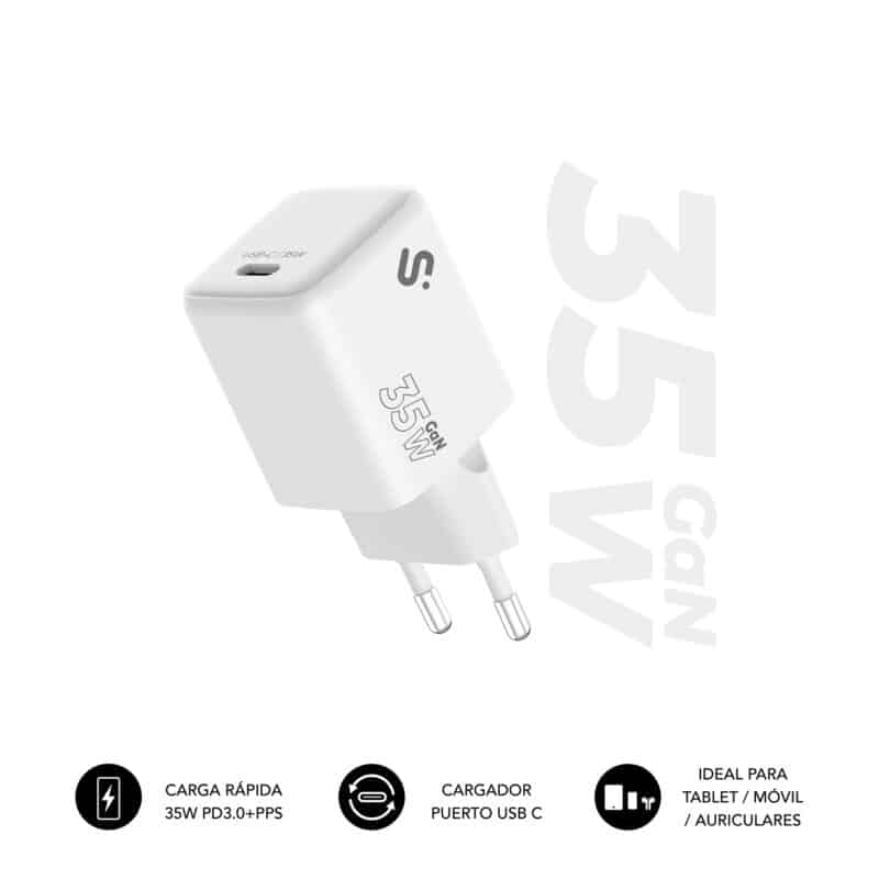 Cargador SUBBLIM GaN 35W USB-C