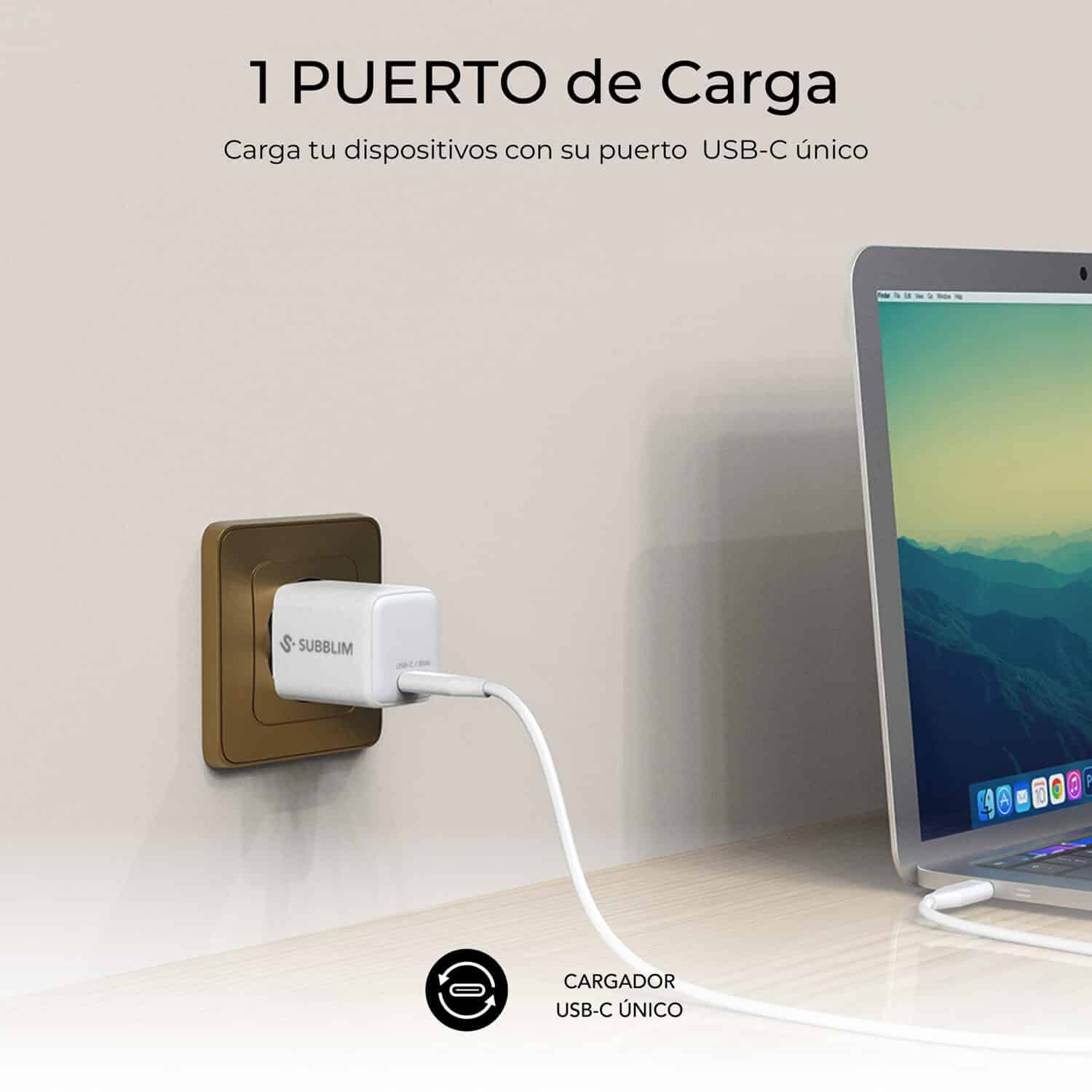 SUBCHG-6G3510 GAN 35W CHARGER USB C