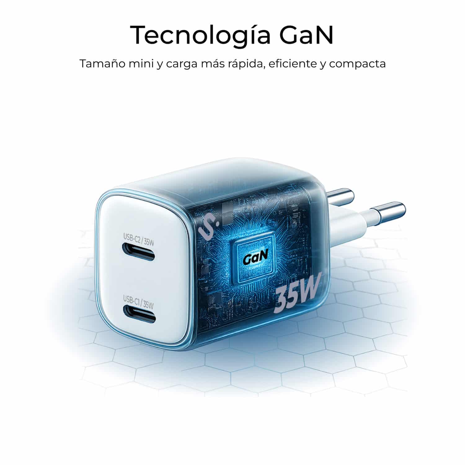 SUBCHG-6G3520 GAN 35W CHARGER USB C+C