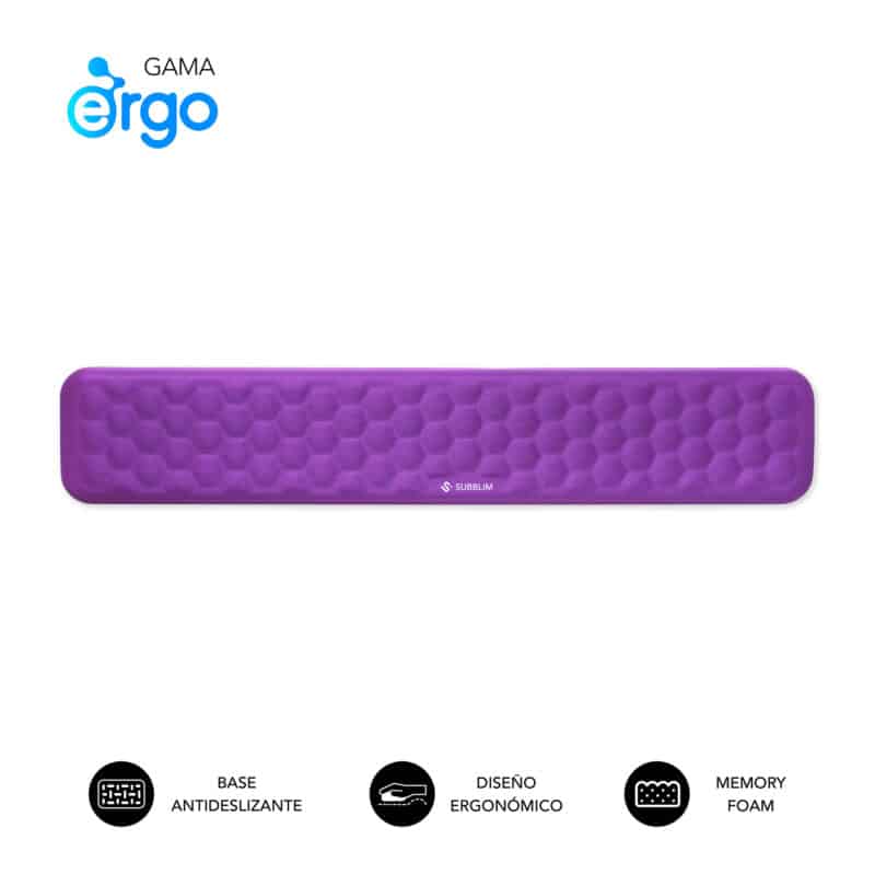 Ergo Airpadding Keyboard Wrist Rest Purple