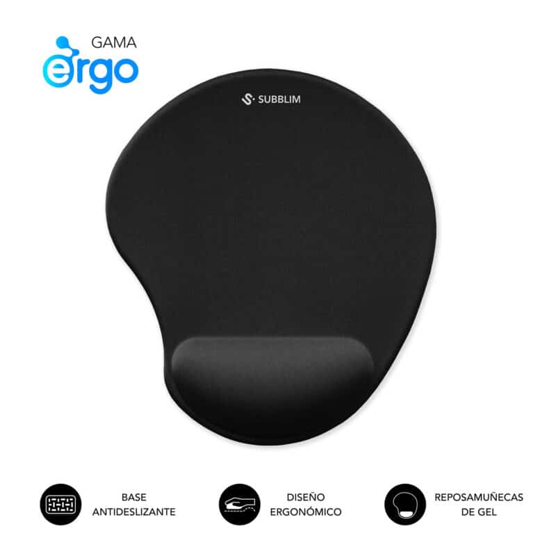 Ergo Neogel Mousepad Black